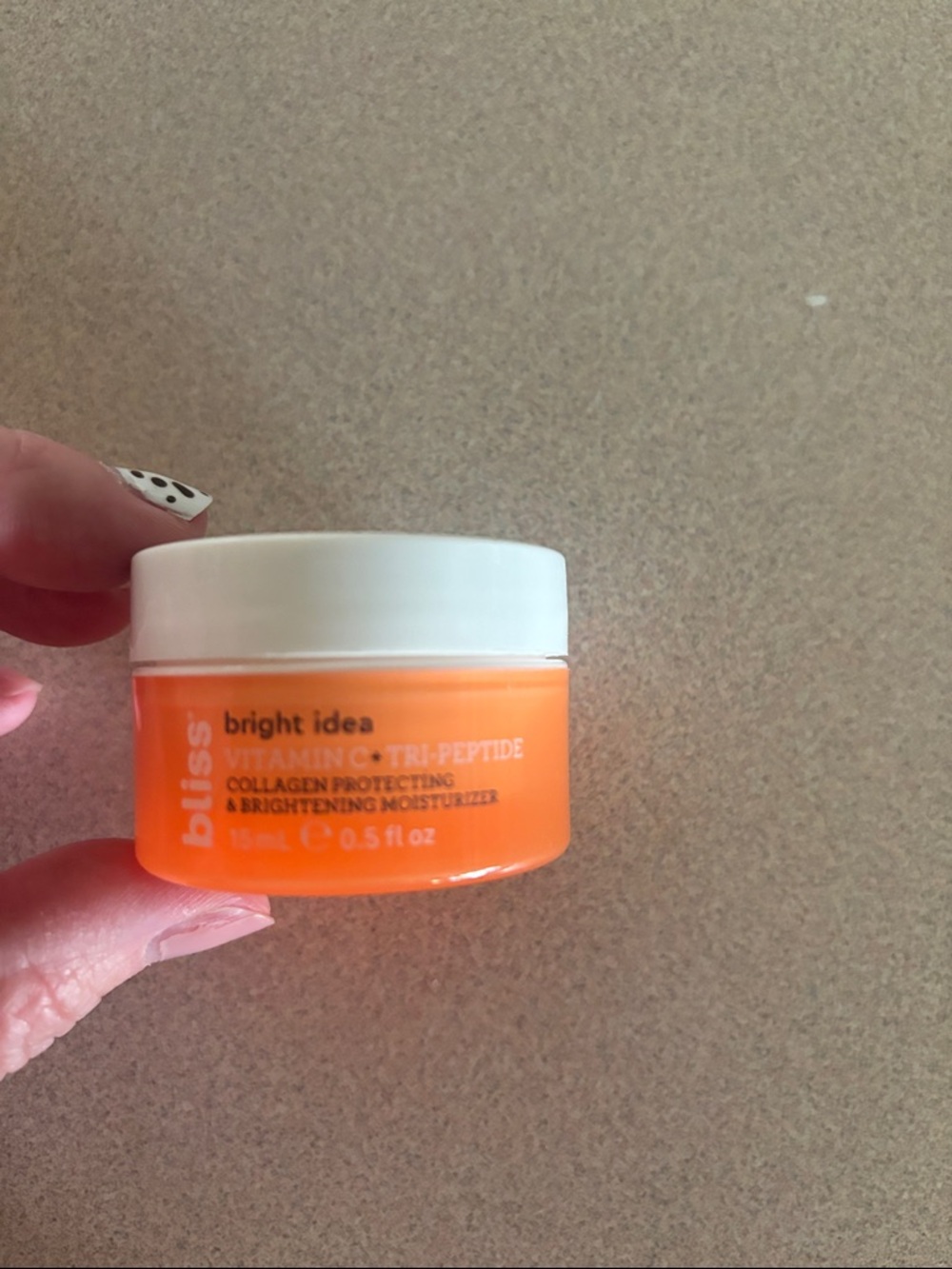 Bliss Bright Idea Moisturizer in Bright Orange Jar
